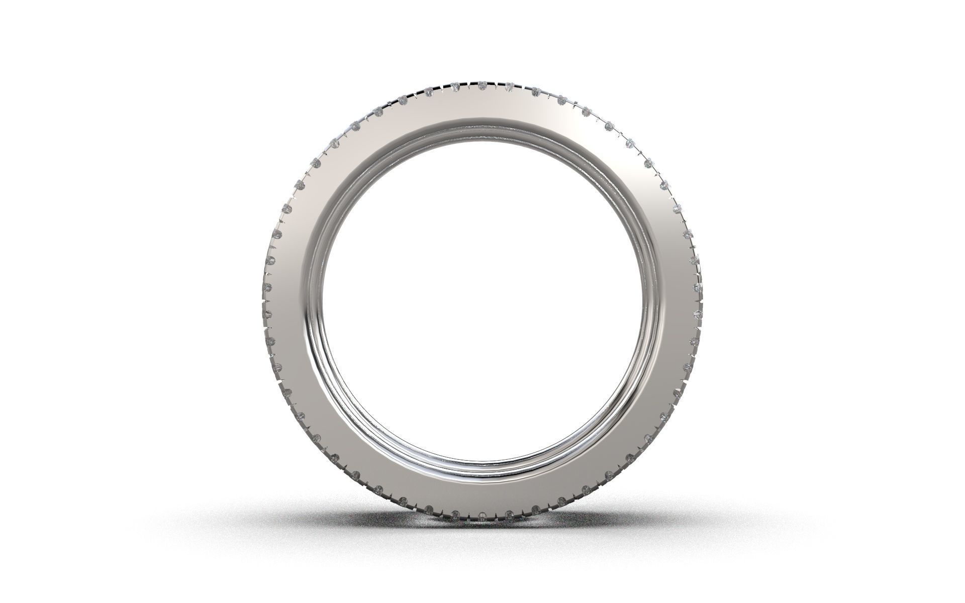 Diamond Ring for Her 3D print model_2