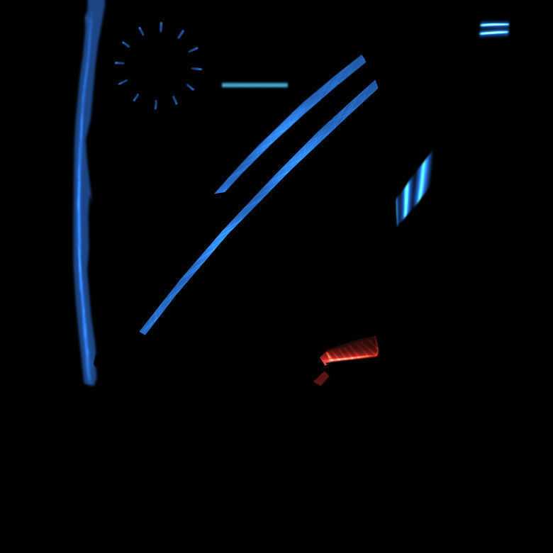 Cartoon Toy AR Racing Car Low-poly 3D model_34