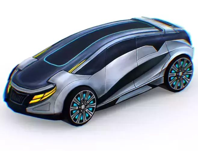 Cartoon Toy AR Racing Car