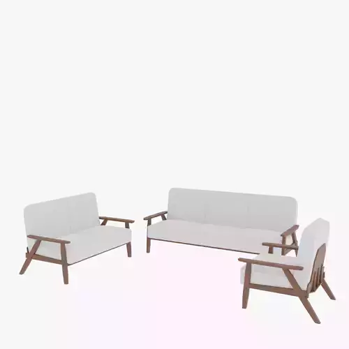 Living Room Wooden Sofa