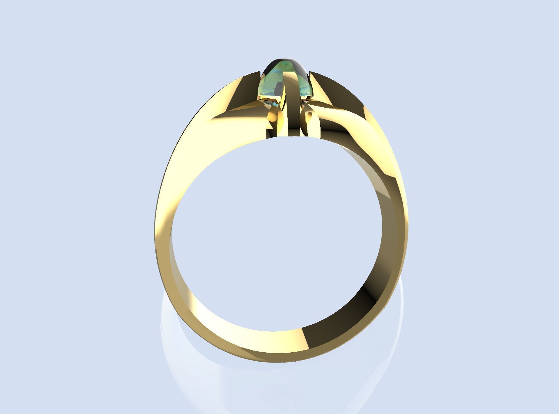 Rings  3D print model_3