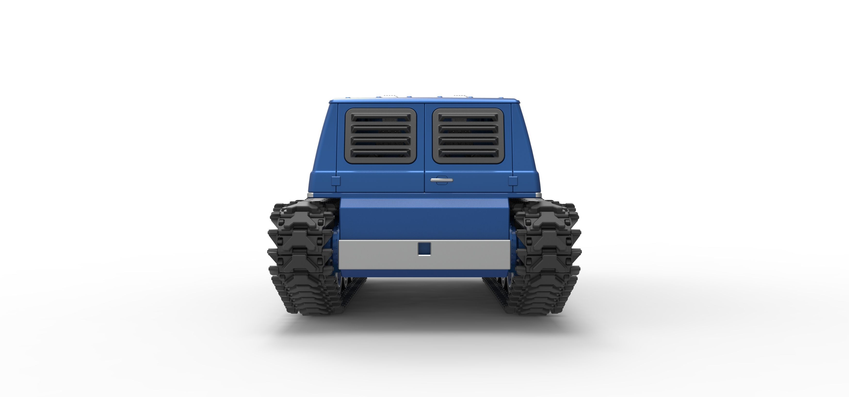 Vintage Monster tank Version 5 Scale 1 to 25 3D print model_16