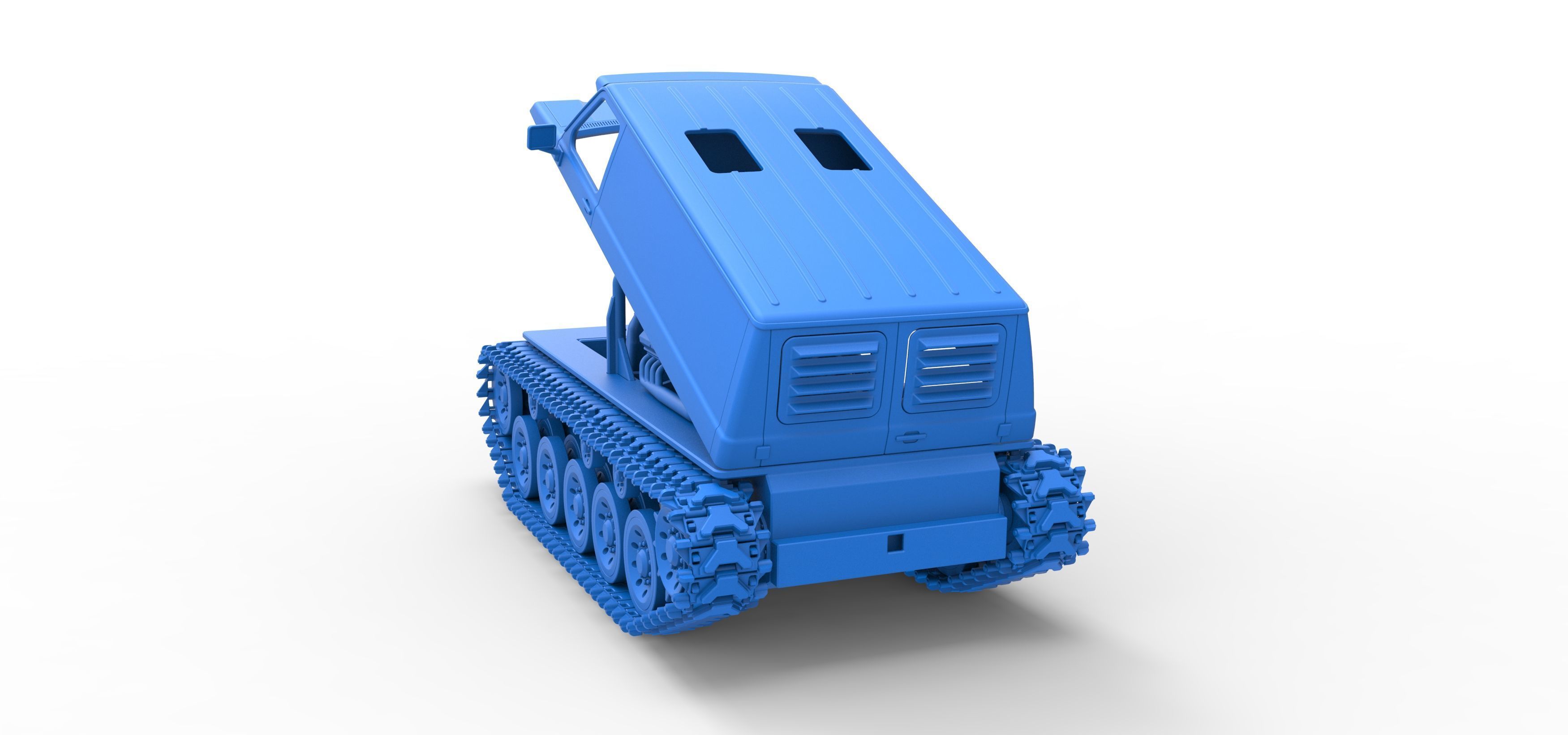 Vintage Monster tank Version 5 Scale 1 to 25 3D print model_57