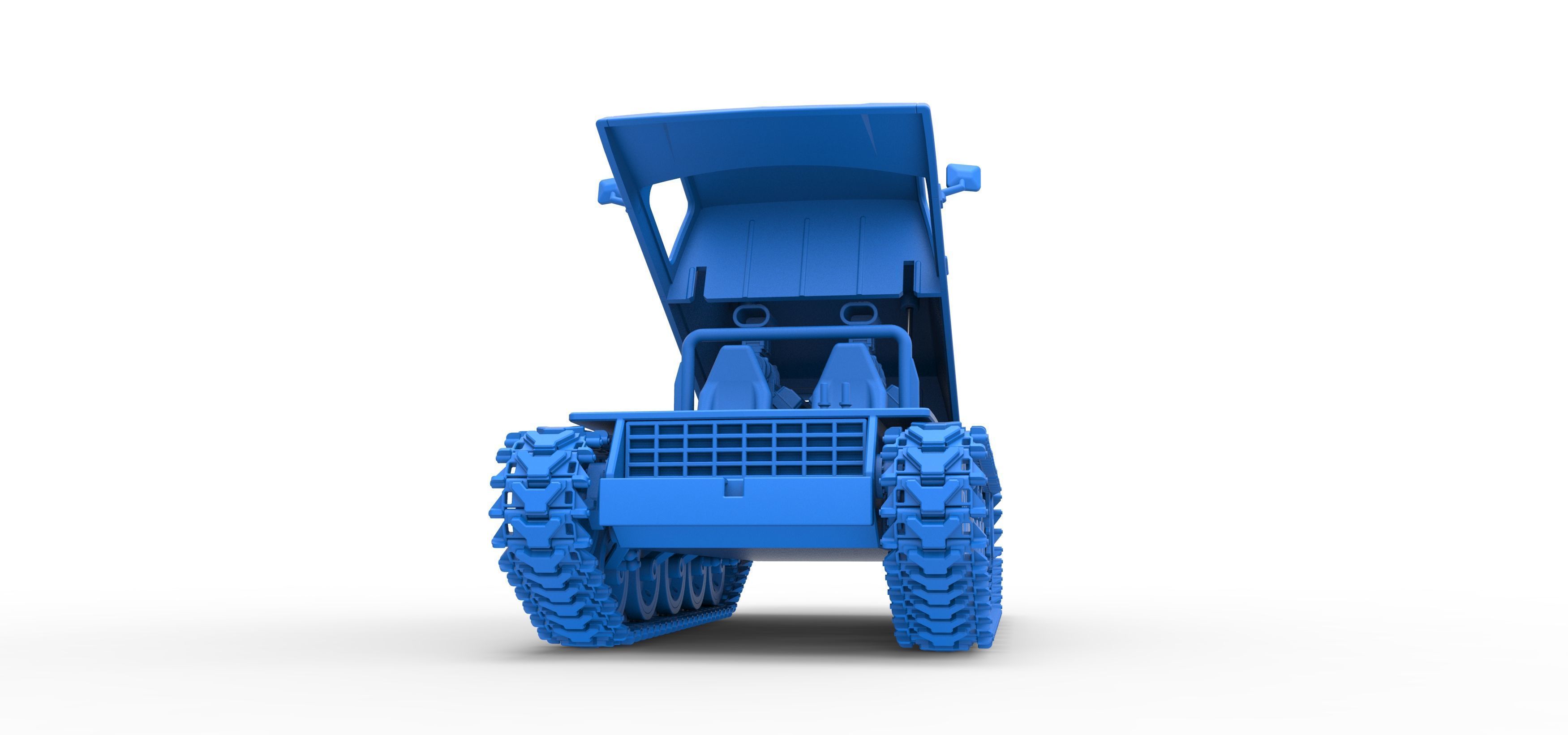 Vintage Monster tank Version 5 Scale 1 to 25 3D print model_50