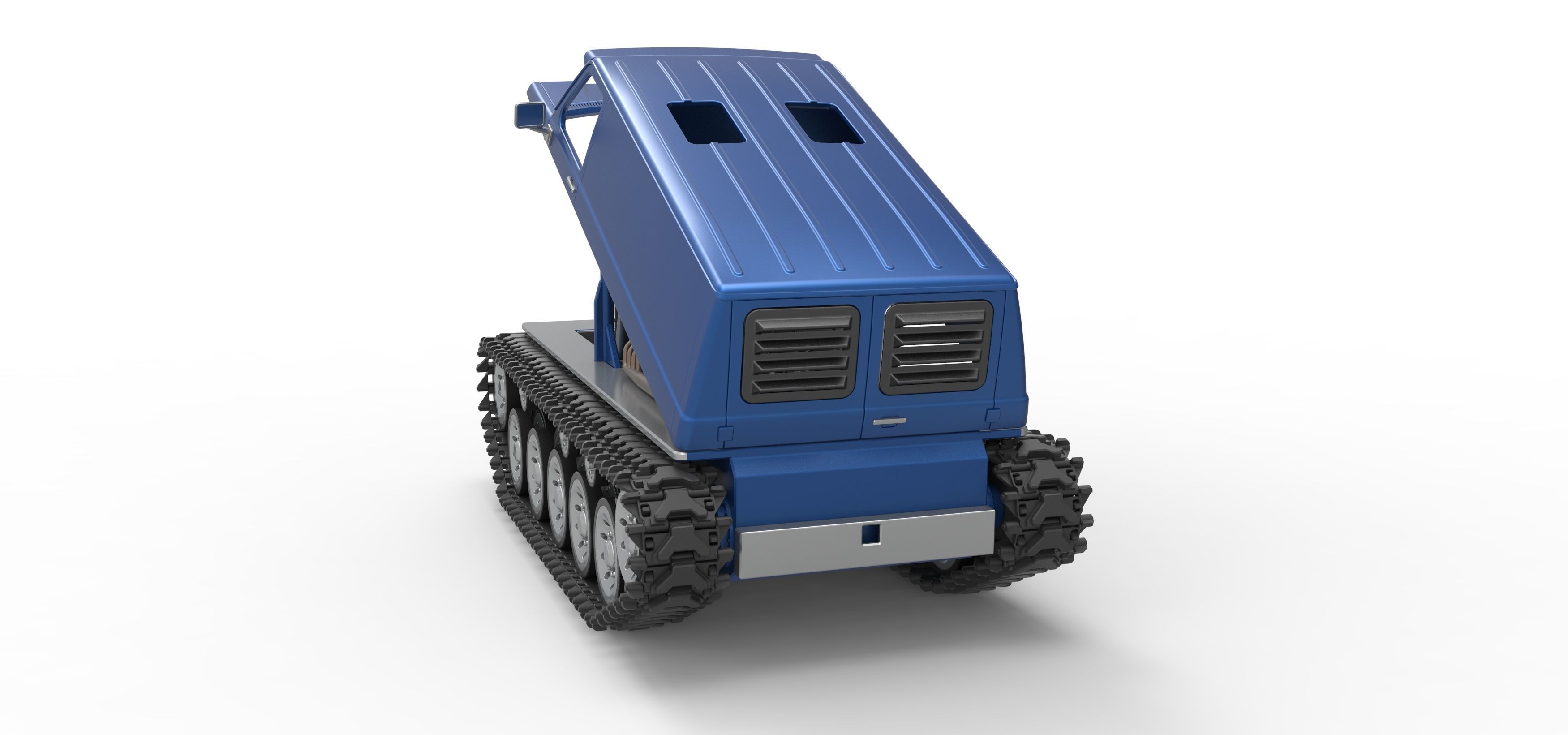 Vintage Monster tank Version 5 Scale 1 to 25 3D print model_28