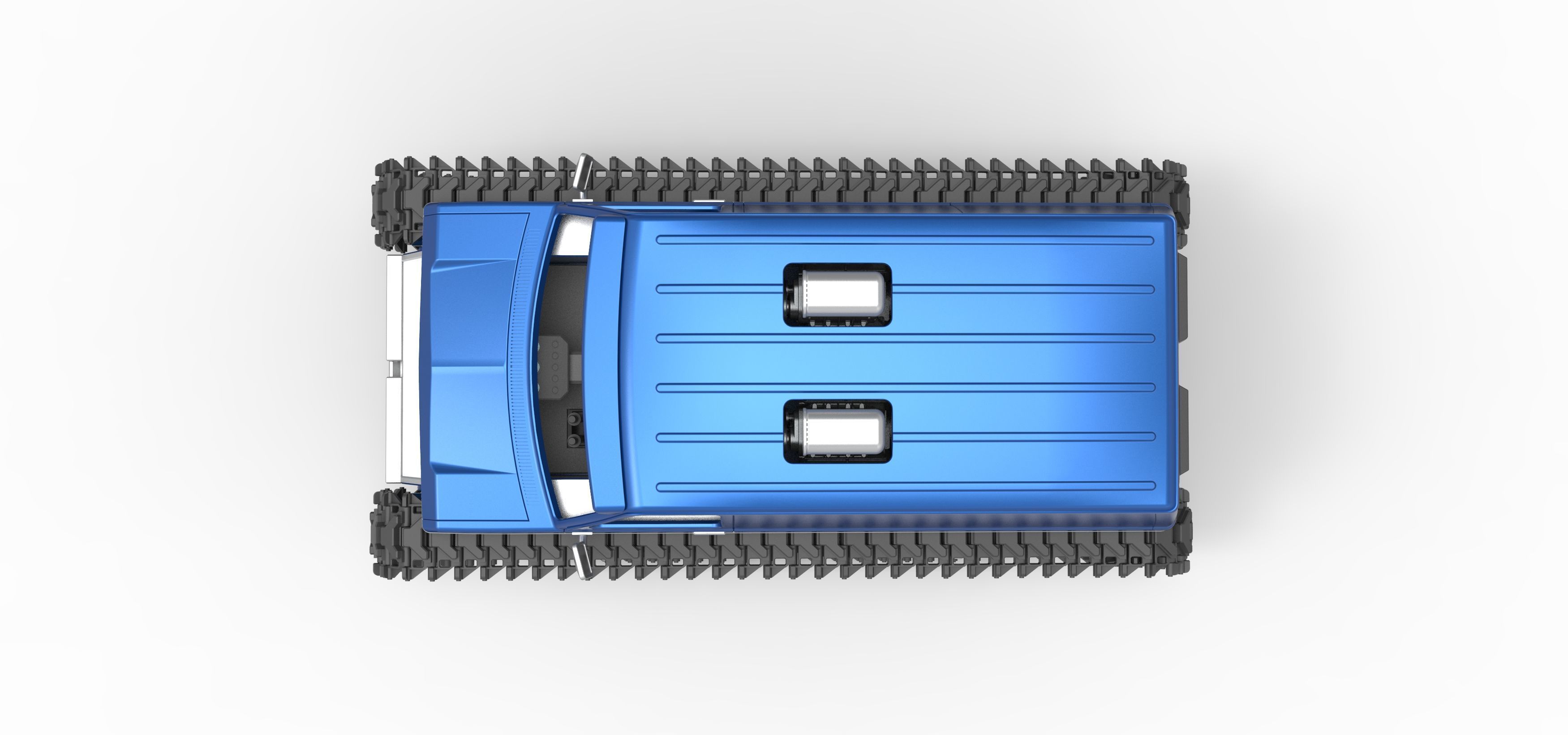 Vintage Monster tank Version 5 Scale 1 to 25 3D print model_11
