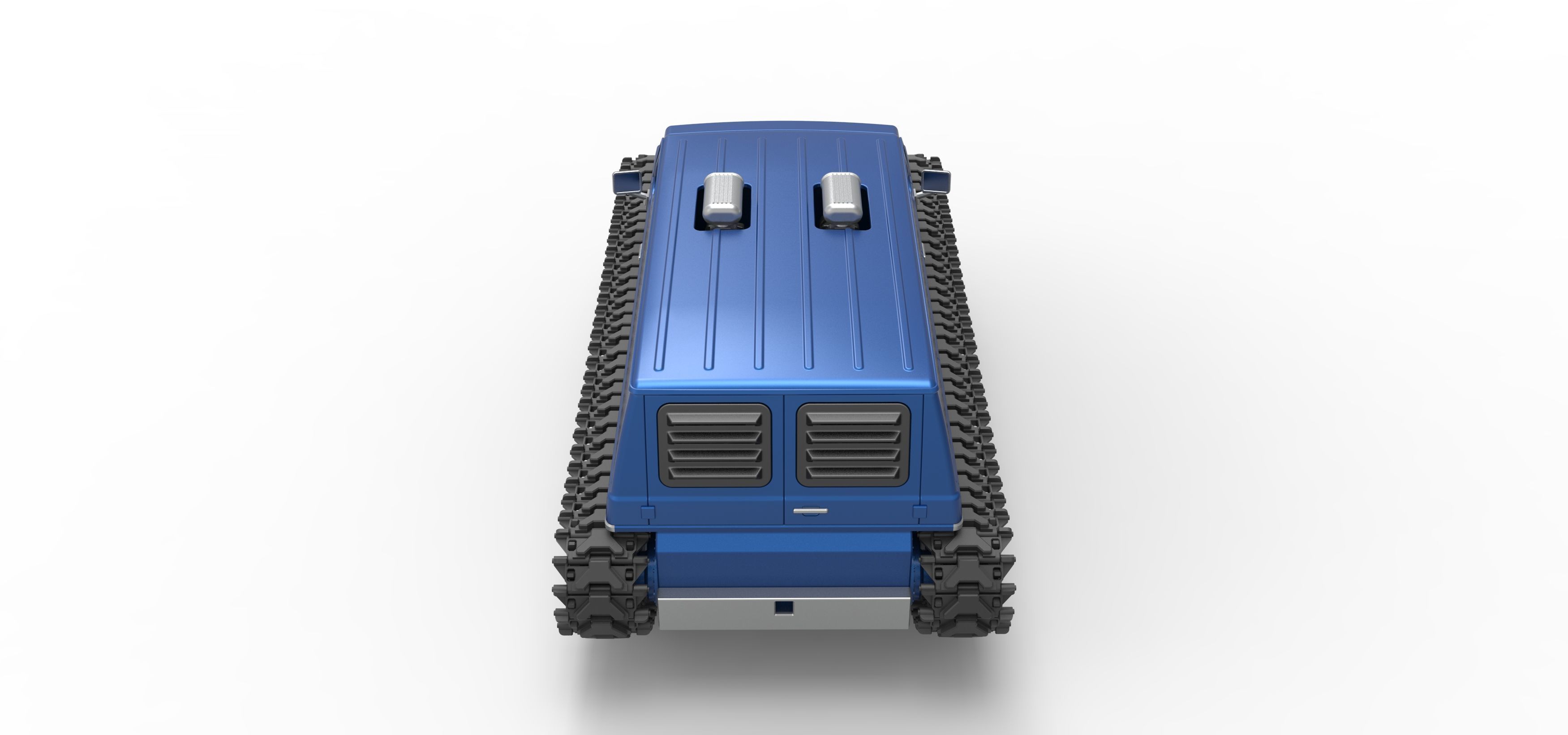 Vintage Monster tank Version 5 Scale 1 to 25 3D print model_17