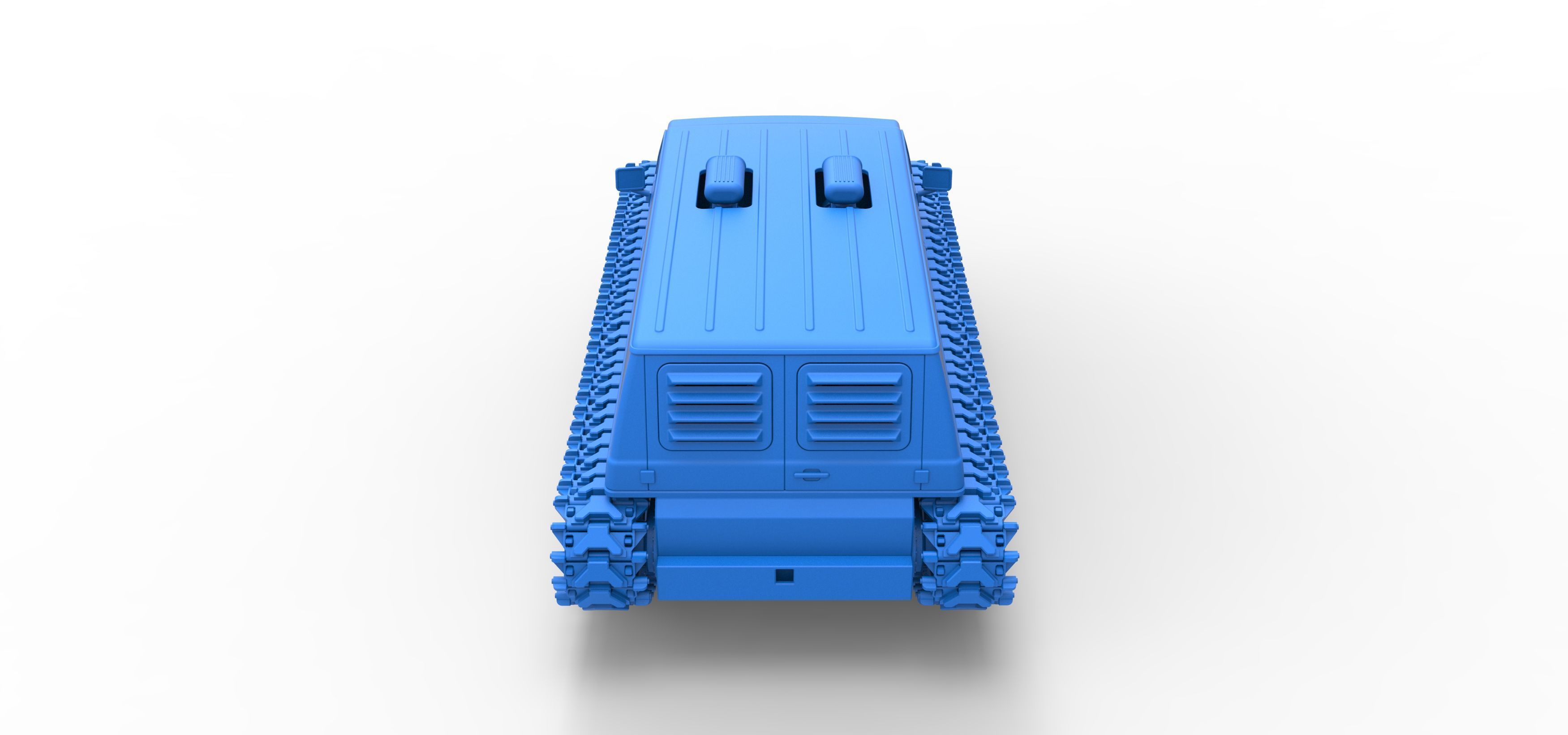 Vintage Monster tank Version 5 Scale 1 to 25 3D print model_45