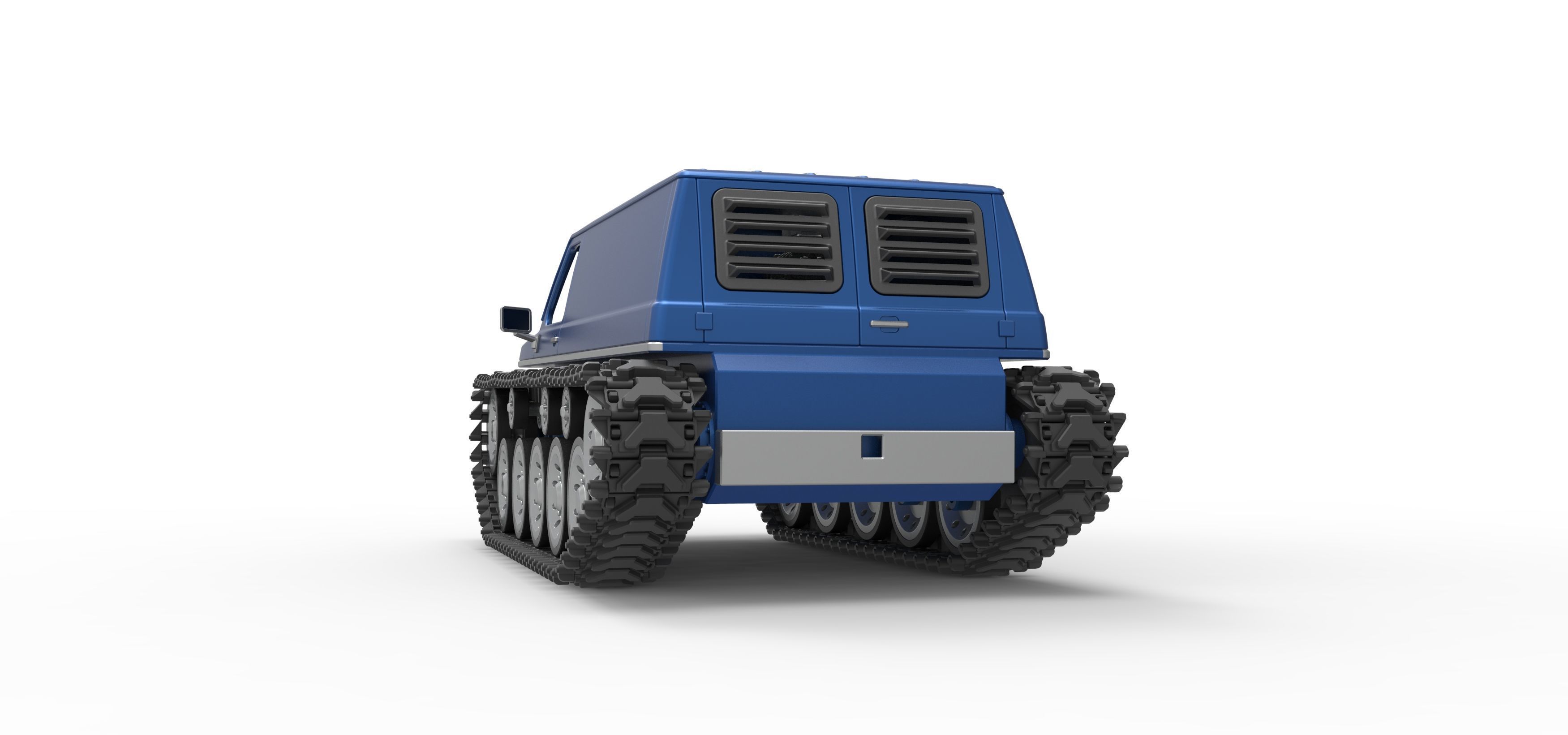 Vintage Monster tank Version 5 Scale 1 to 25 3D print model_15