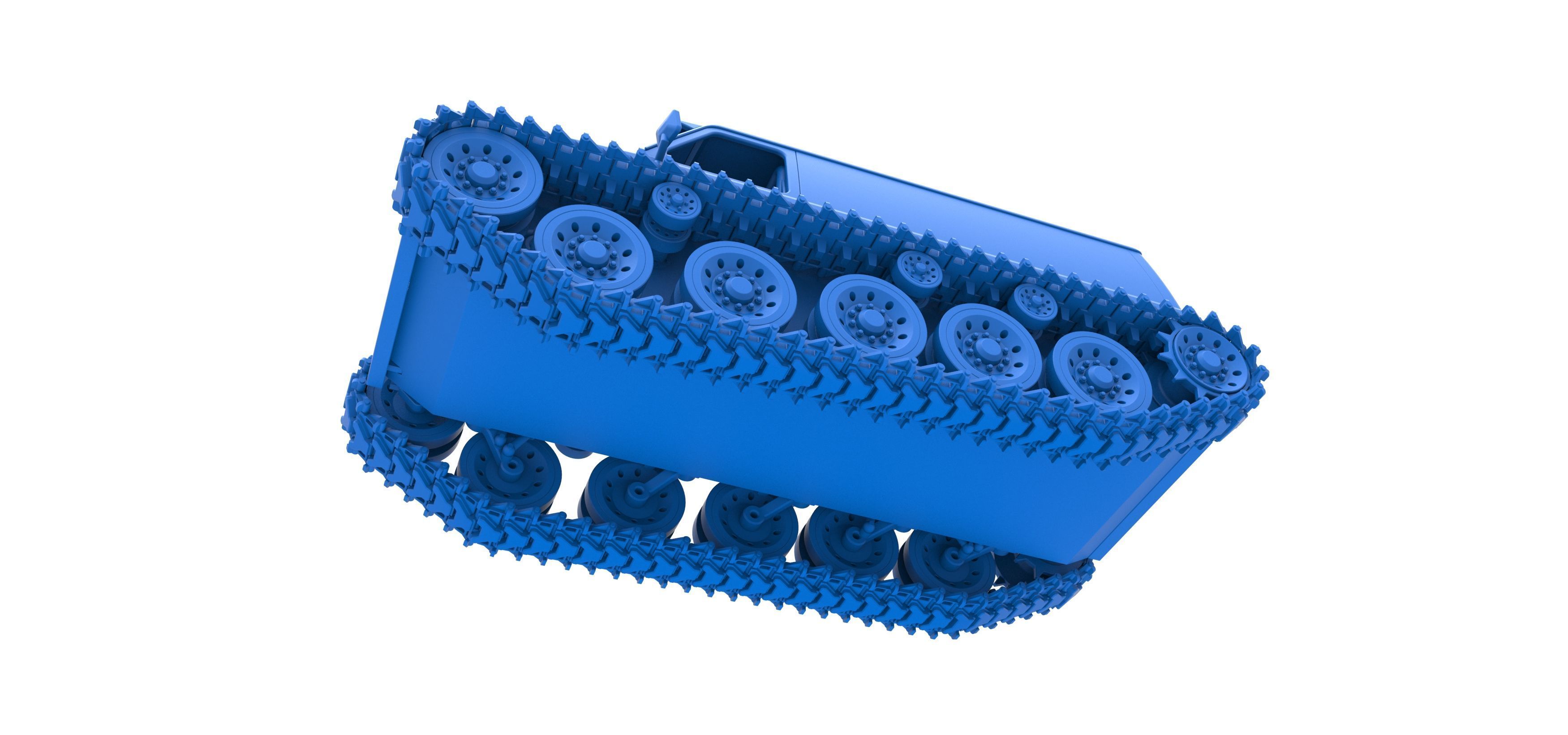 Vintage Monster tank Version 5 Scale 1 to 25 3D print model_31