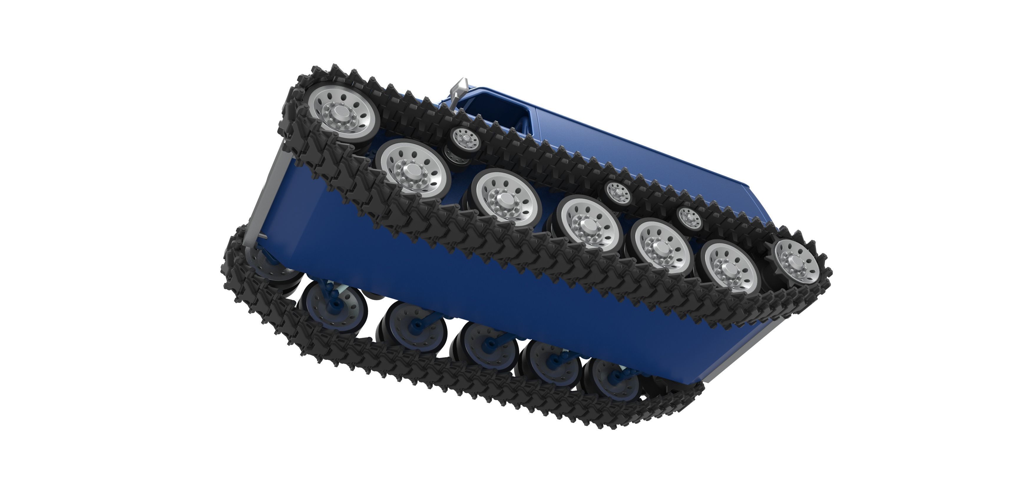 Vintage Monster tank Version 5 Scale 1 to 25 3D print model_3