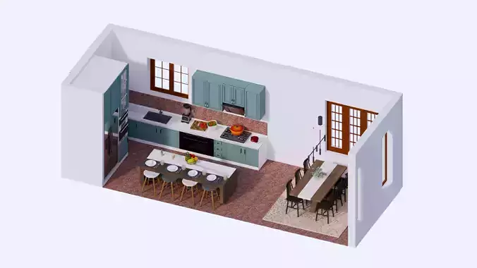 kitchen sketchup model