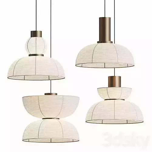  Retro Wabi Sabi Japanese Pendant Light