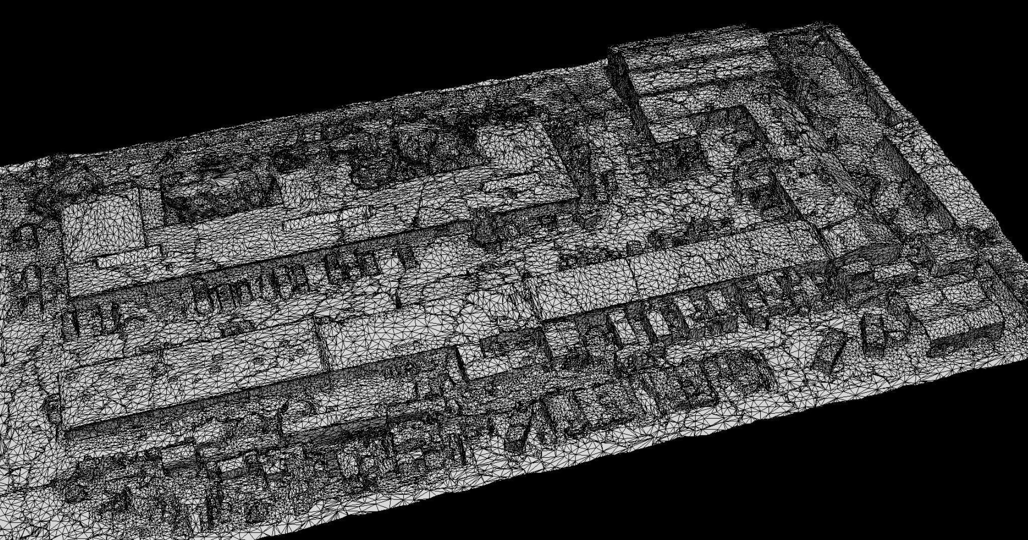 terrain buildings construction-site dronescan Low-poly 3D model_4