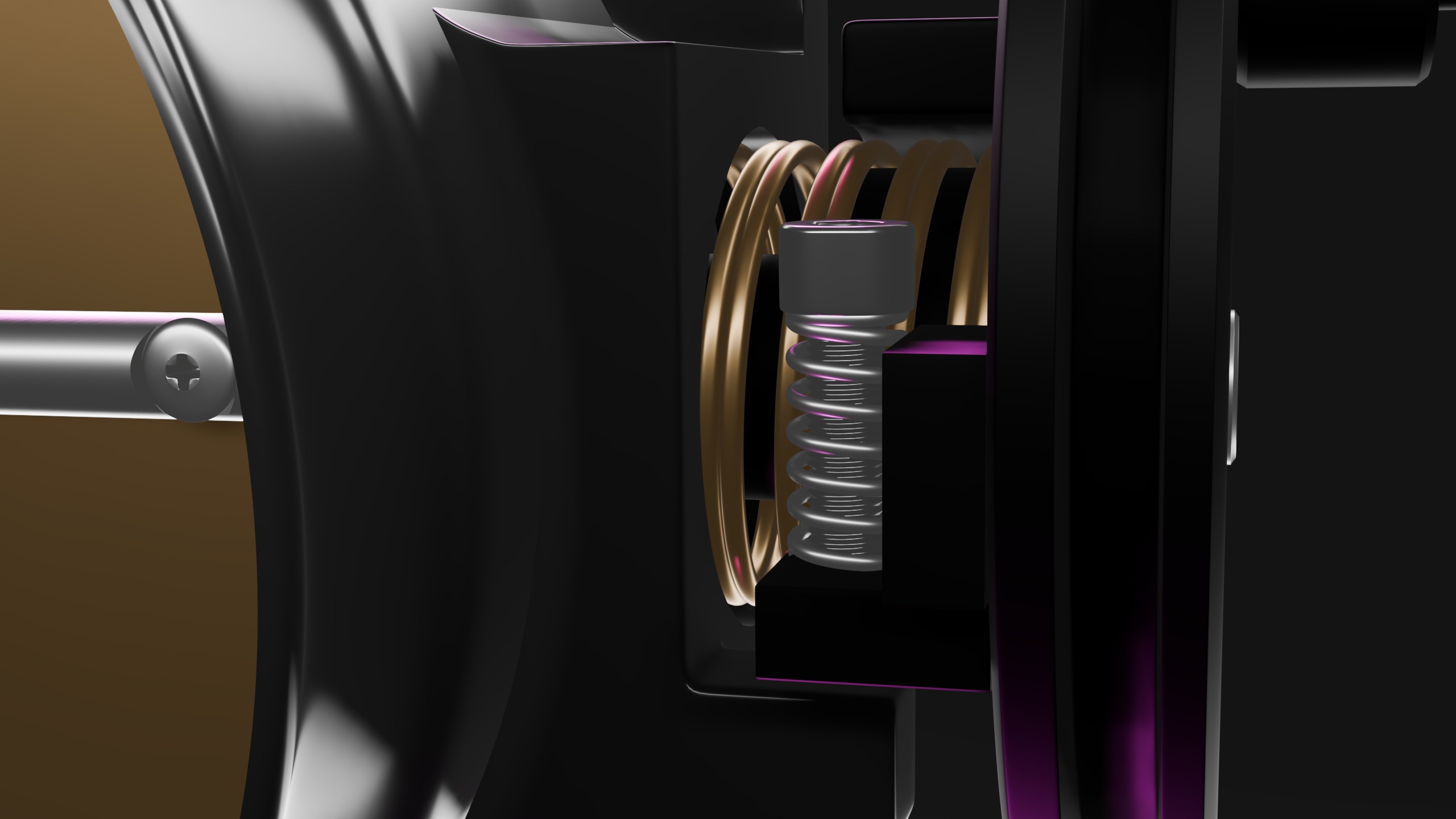 Car compressor throttle 3D model_3