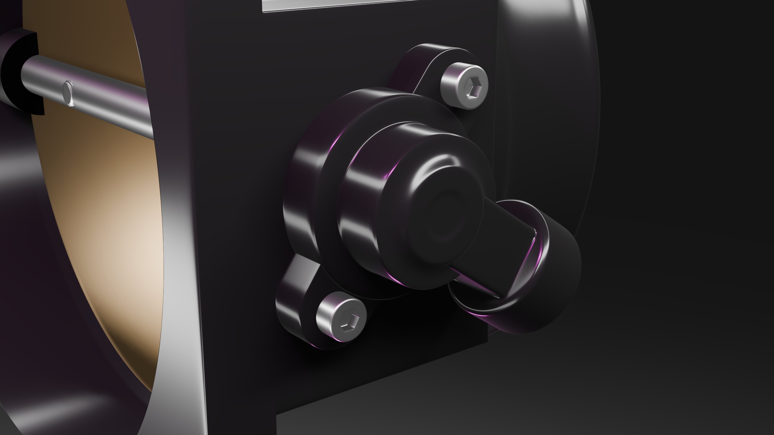 Car compressor throttle 3D model_4