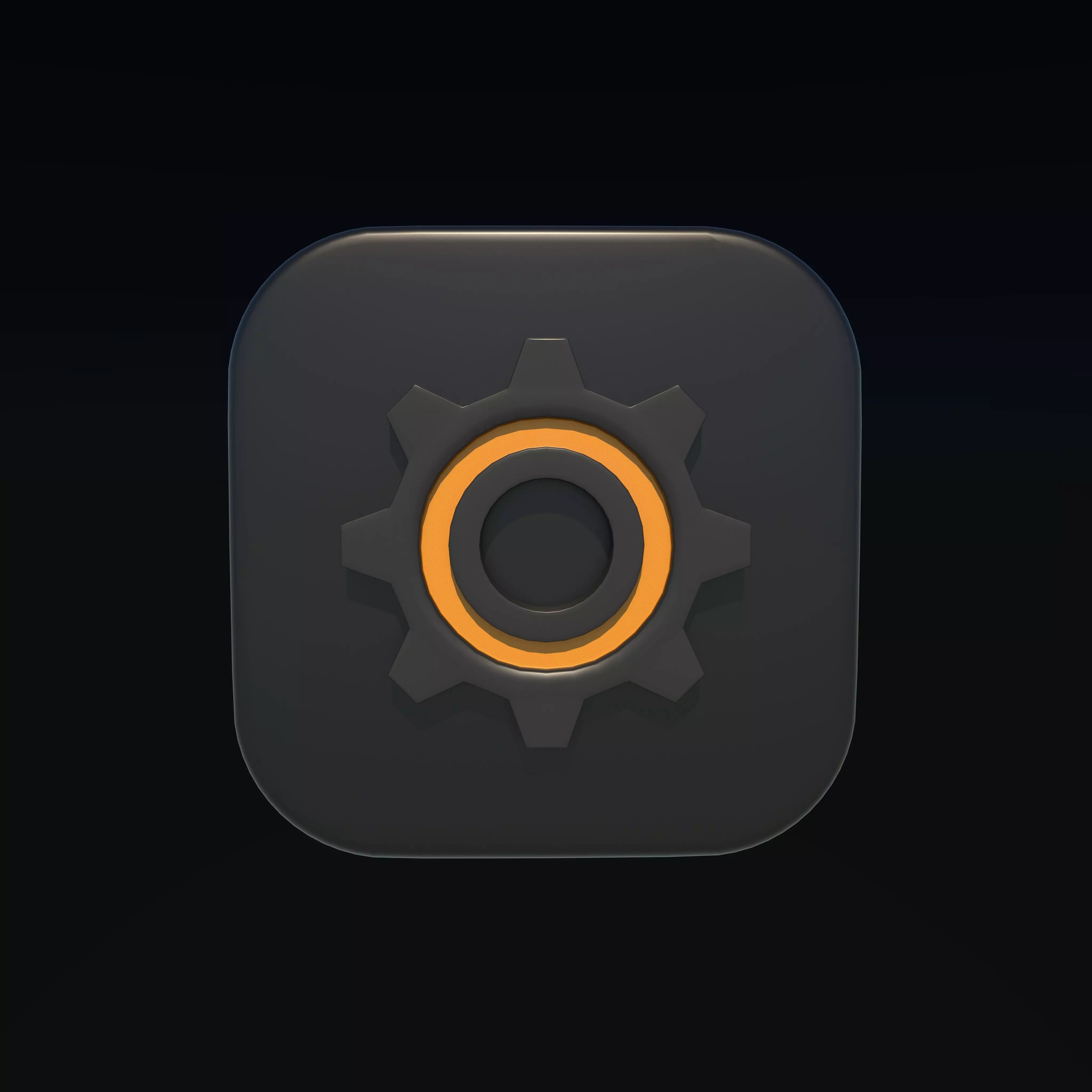 Settings icons 3D model_0