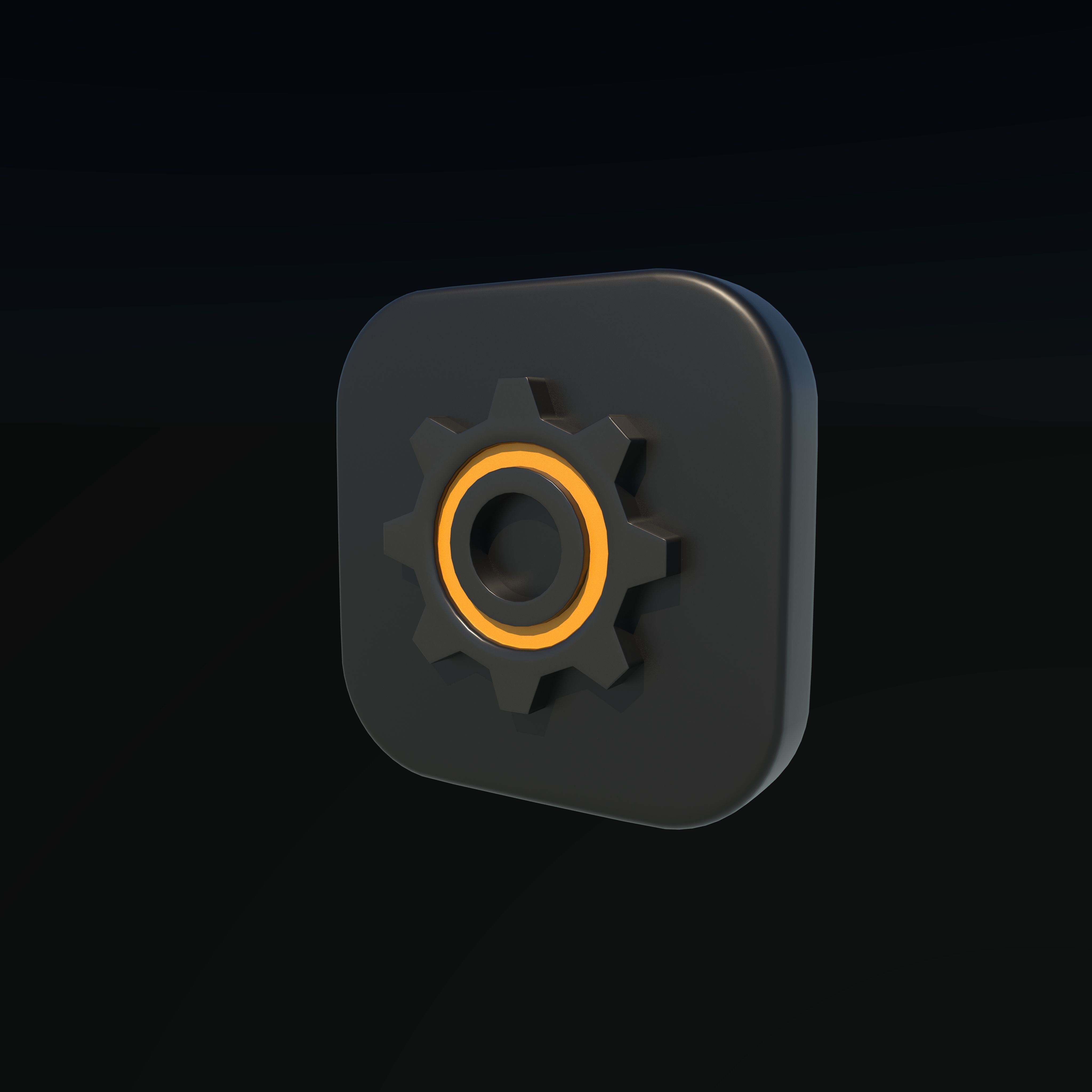 Settings icons 3D model_6
