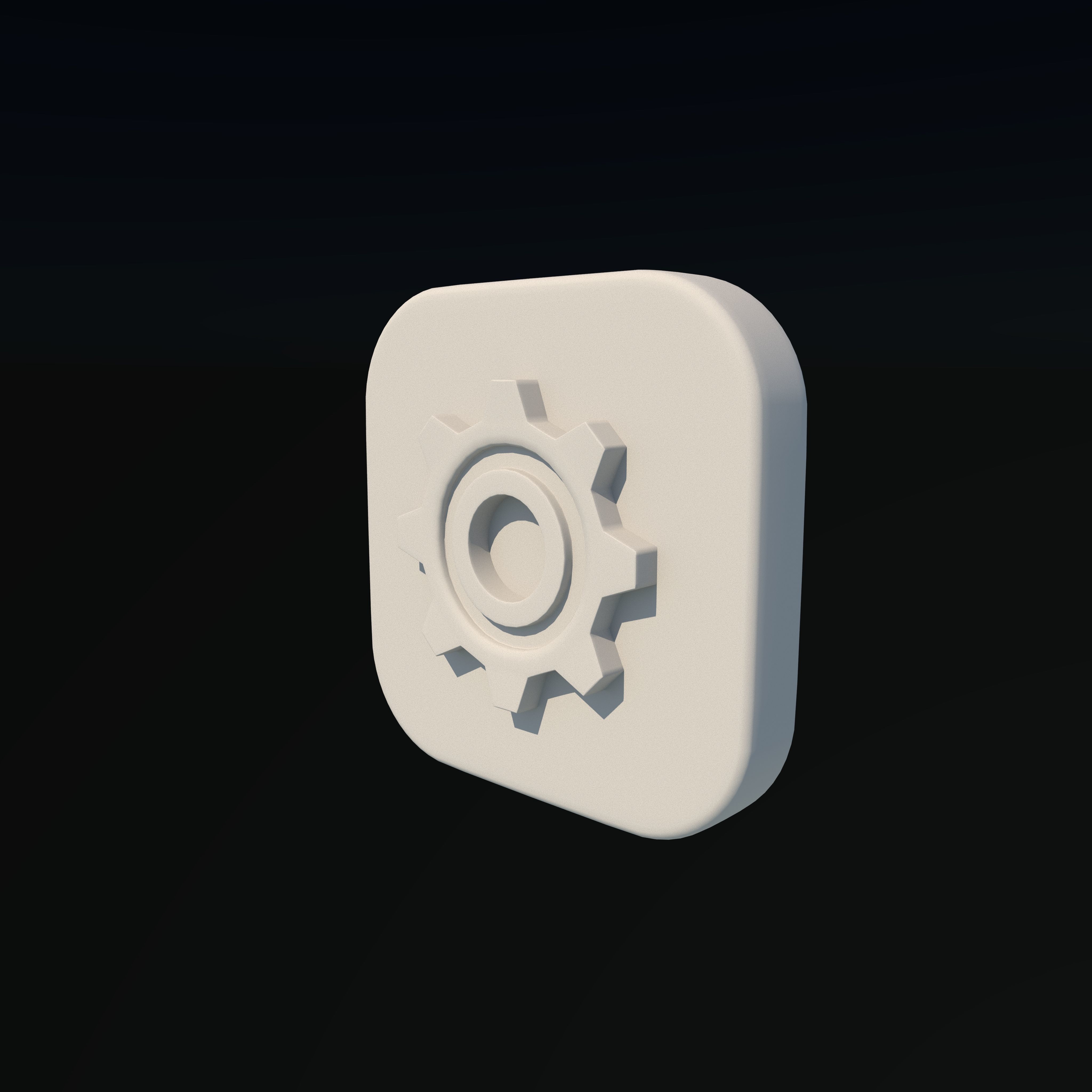Settings icons 3D model_5