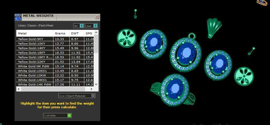 pendant set ruby and daimond 3D print model_18