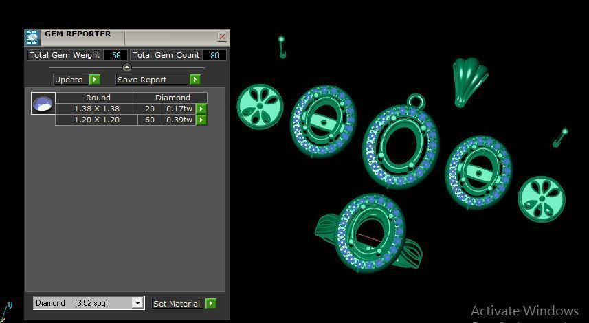 pendant set ruby and daimond 3D print model_16