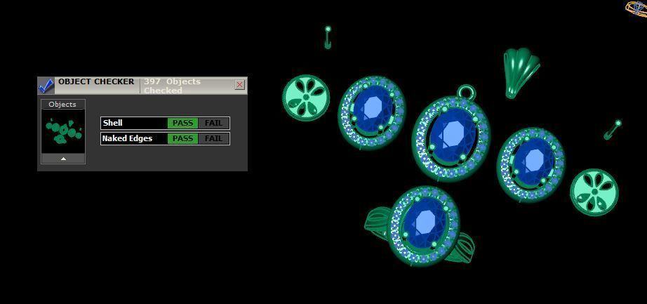 pendant set ruby and daimond 3D print model_19