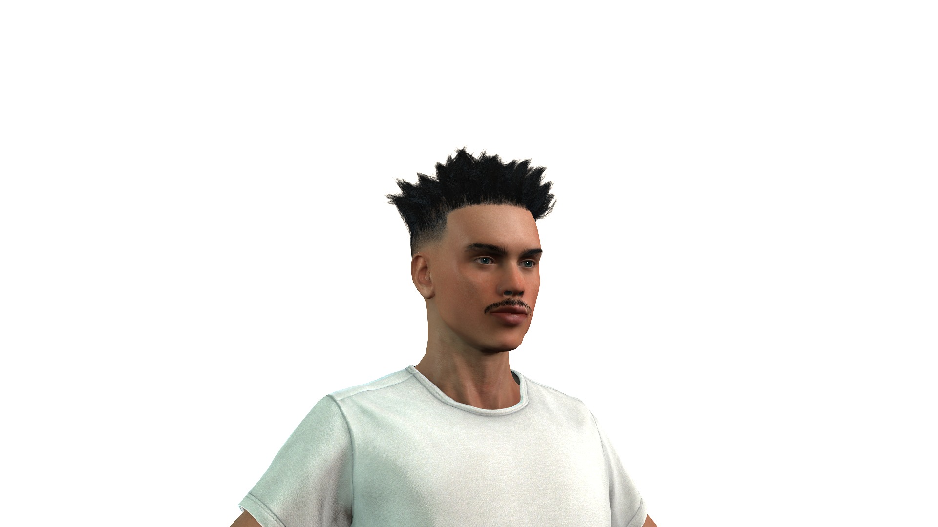 3D Male Character Model 3D model_2