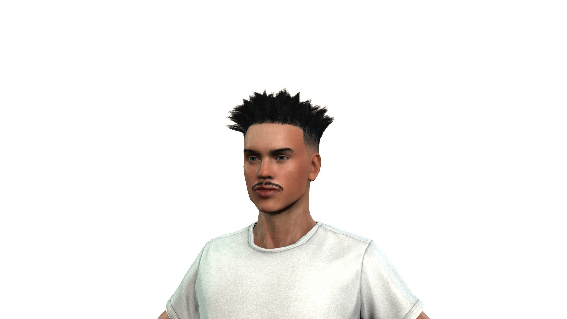 3D Male Character Model 3D model_1