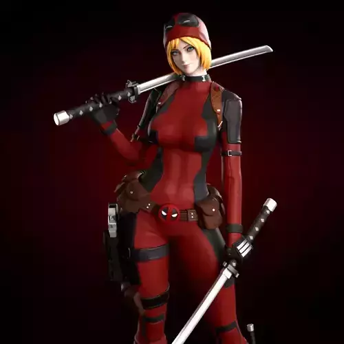 Lady Deadpool Figure