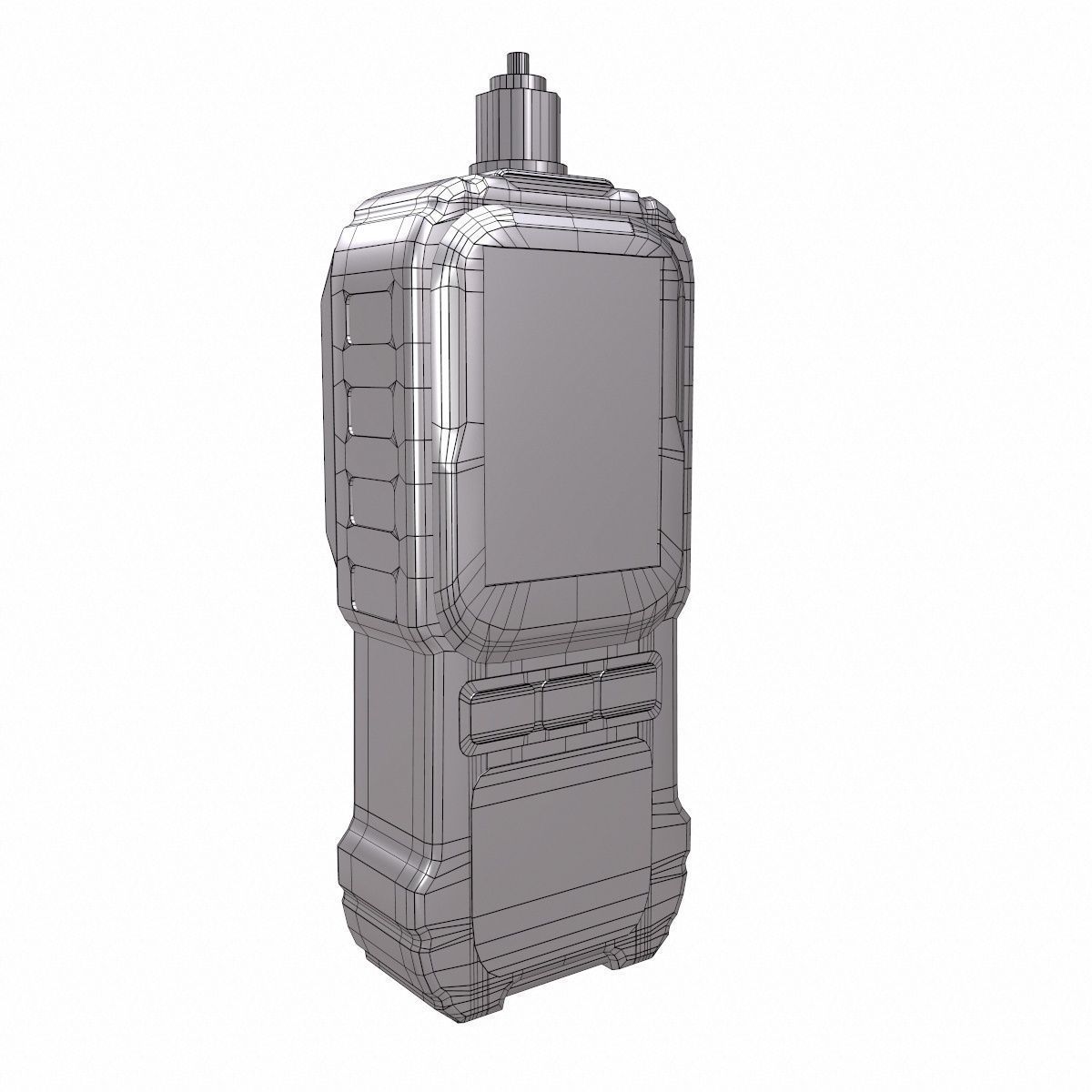 Gas Leak Detector Low Poly  Low-poly 3D model_17