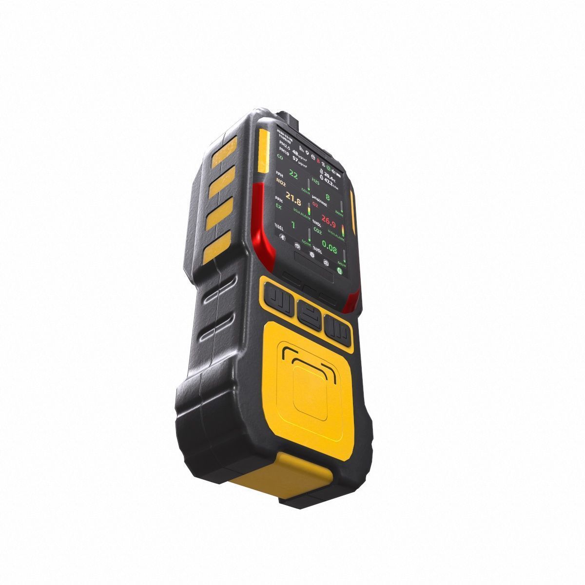 Gas Leak Detector Low Poly  Low-poly 3D model_9