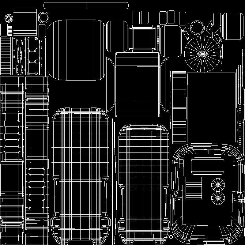 Gas Leak Detector Low Poly  Low-poly 3D model_18