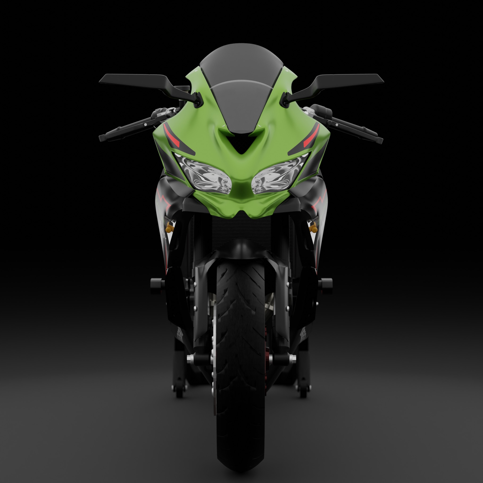 Kawasaki Ninja ZX-25R First Generation 3D model_1
