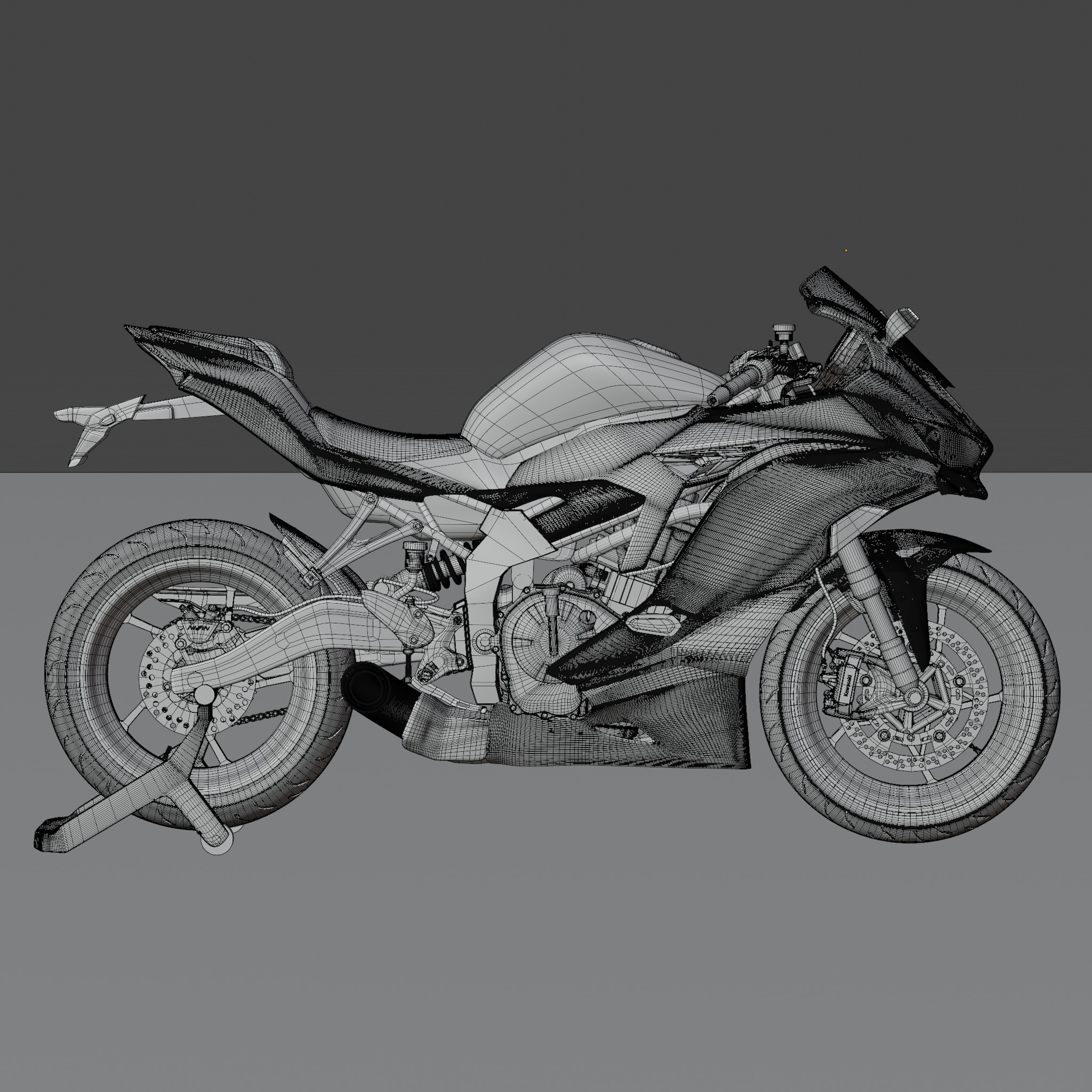 Kawasaki Ninja ZX-25R First Generation 3D model_8