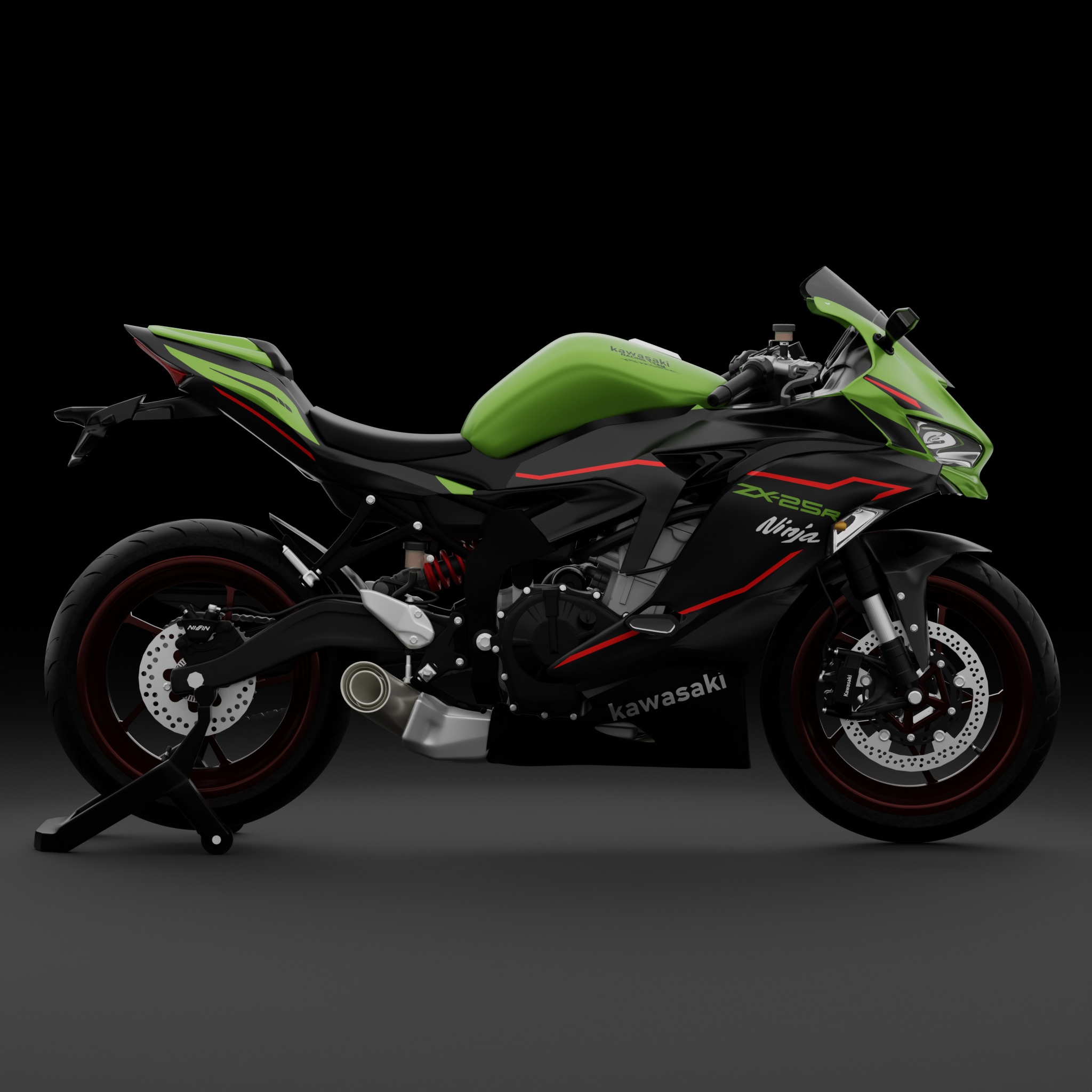 Kawasaki Ninja ZX-25R First Generation 3D model_7