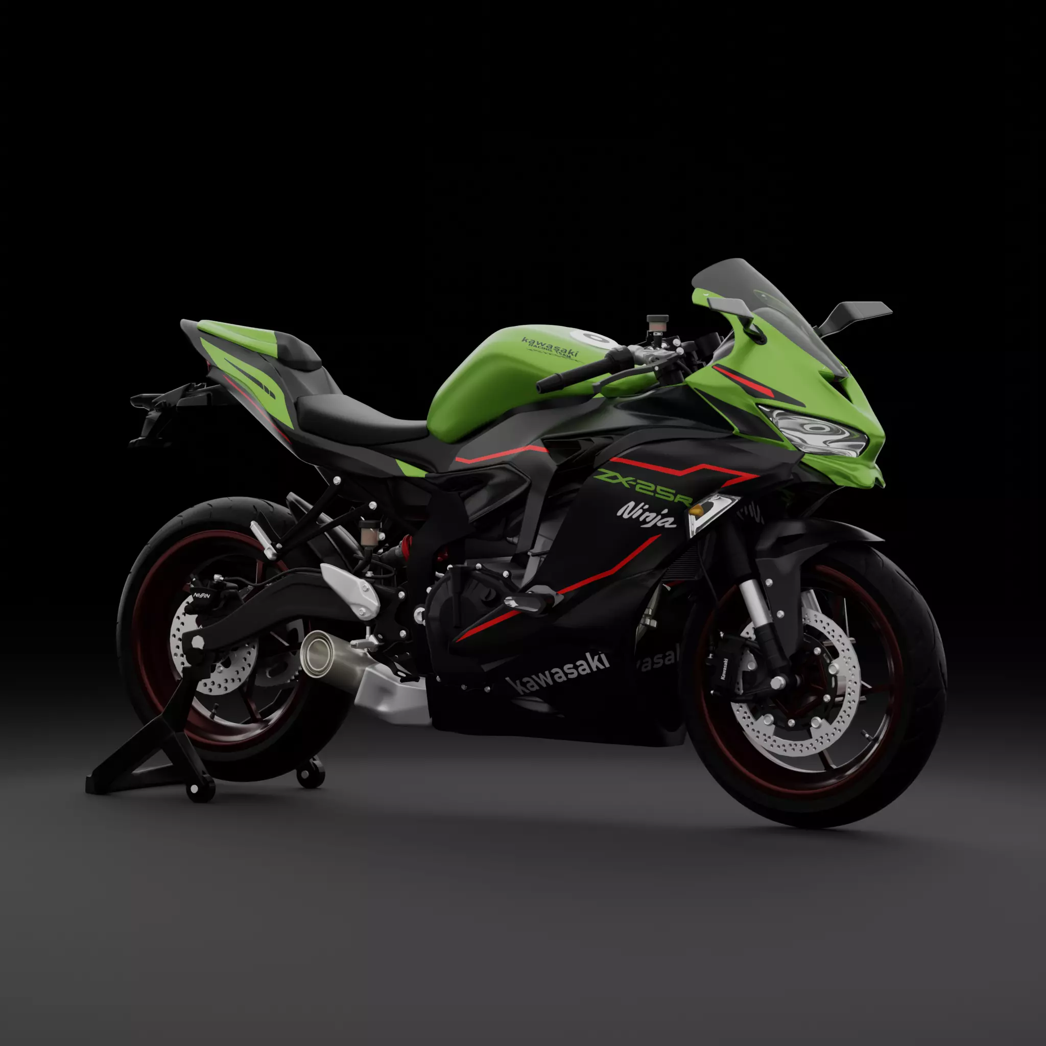 Kawasaki Ninja ZX-25R First Generation 3D model_0