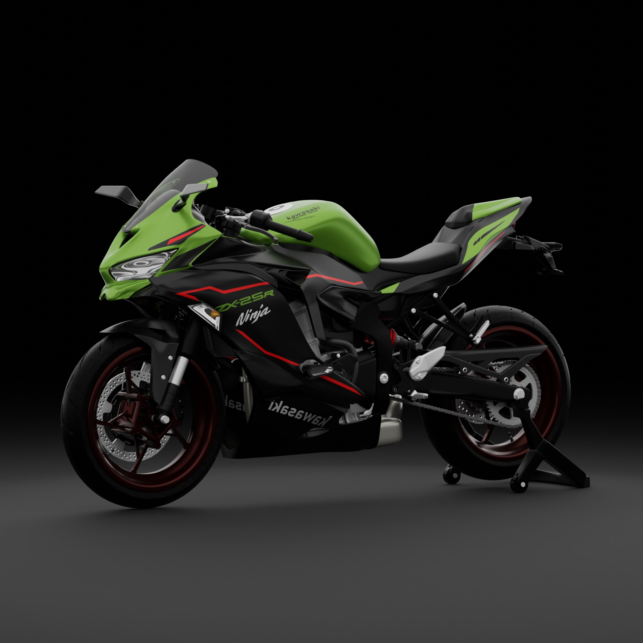 Kawasaki Ninja ZX-25R First Generation 3D model_2