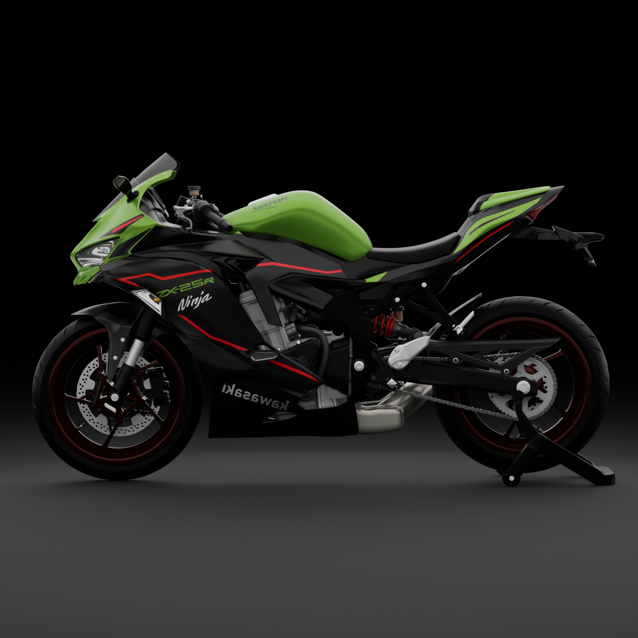 Kawasaki Ninja ZX-25R First Generation 3D model_3