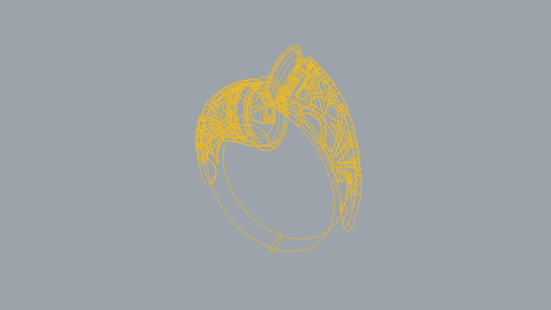 Fashion Enamel Pattern Ring JDBCo 3D print model_7