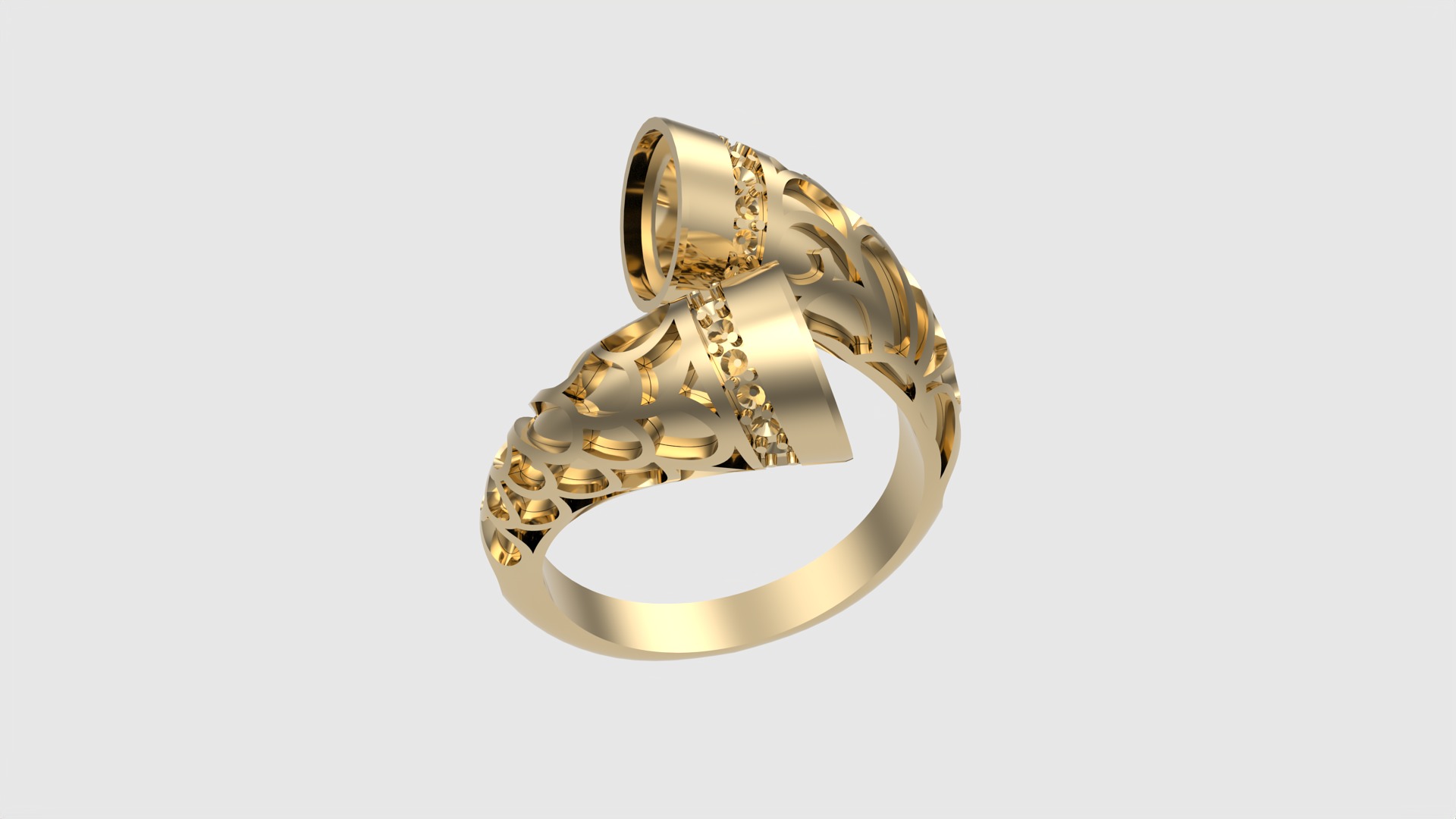 Fashion Enamel Pattern Ring JDBCo 3D print model_16