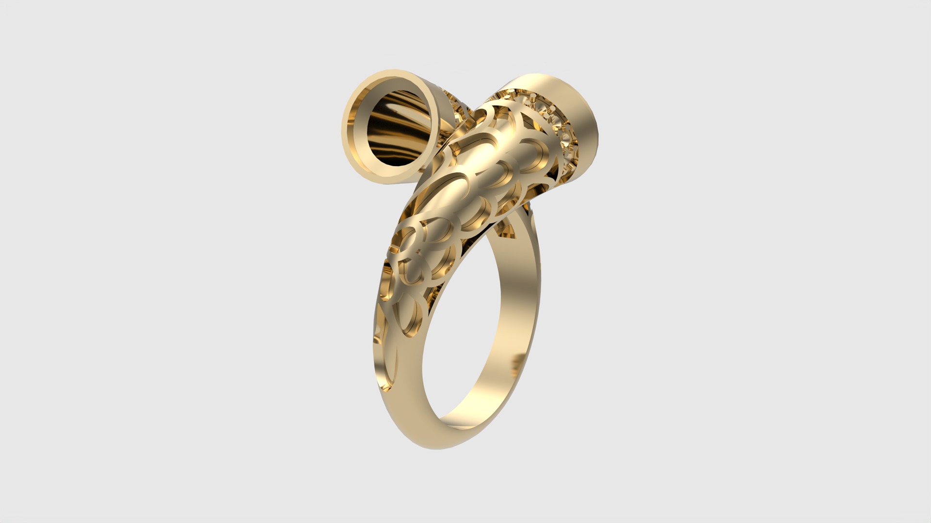 Fashion Enamel Pattern Ring JDBCo 3D print model_18
