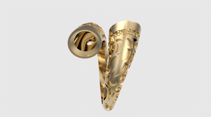 Fashion Enamel Pattern Ring JDBCo 3D print model_31