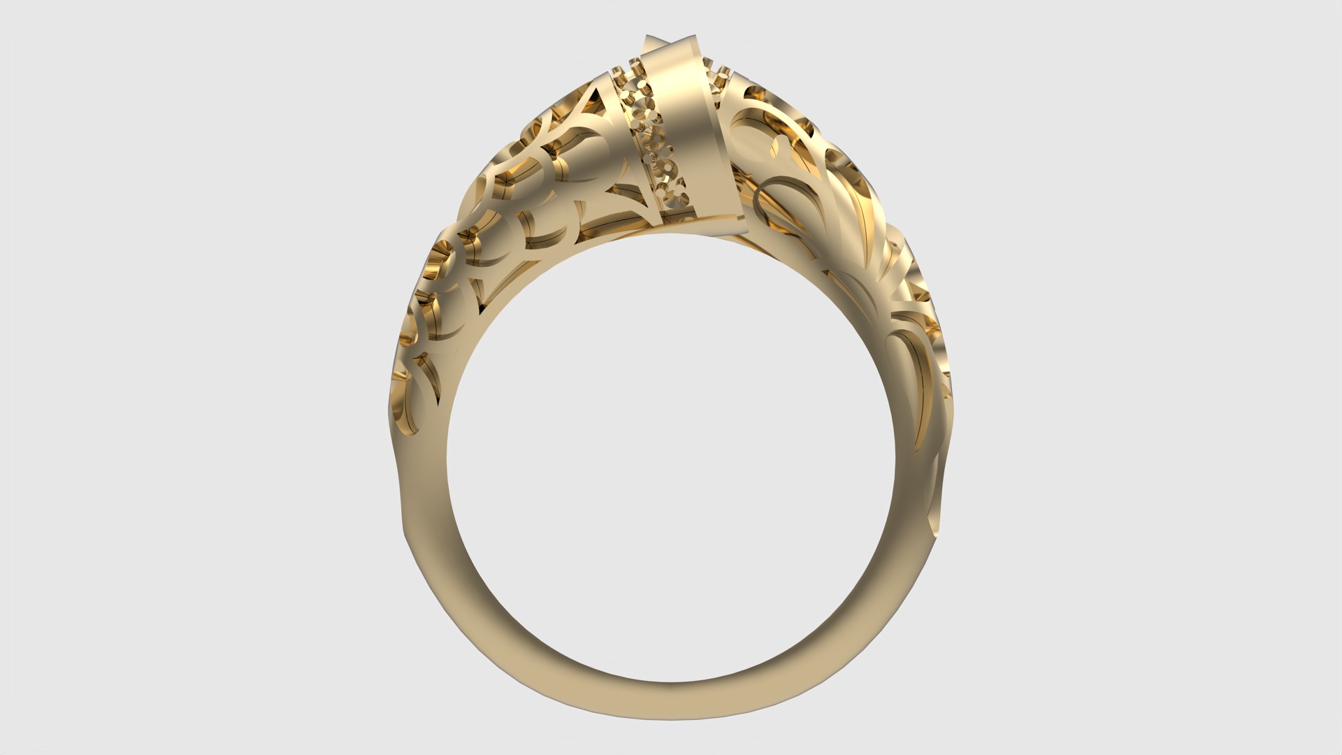 Fashion Enamel Pattern Ring JDBCo 3D print model_3