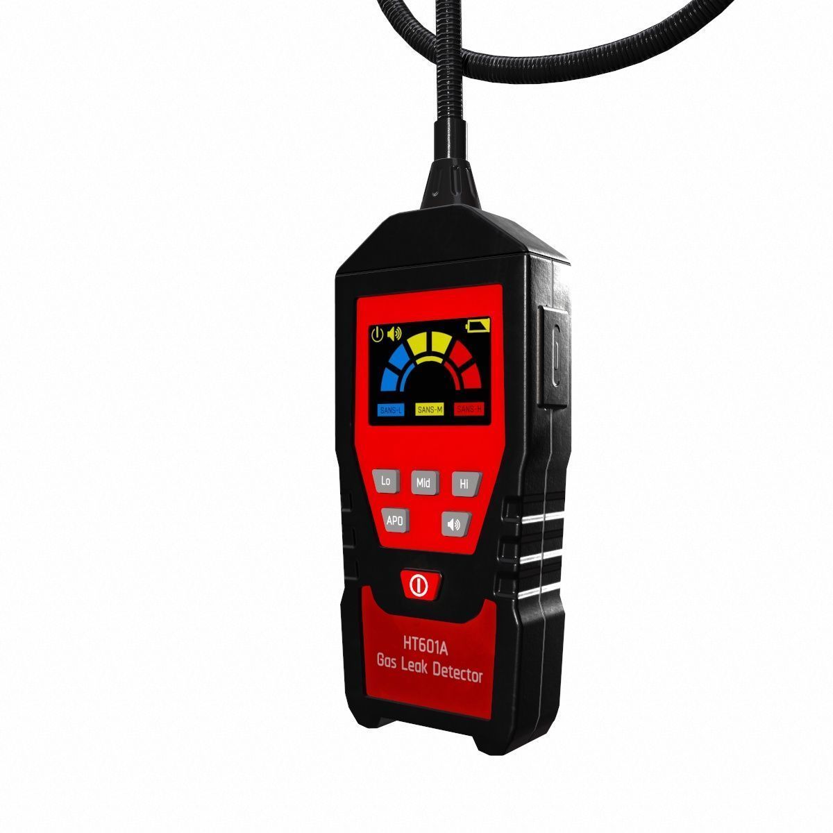 Gas Detector  Low Poly Low-poly 3D model_4