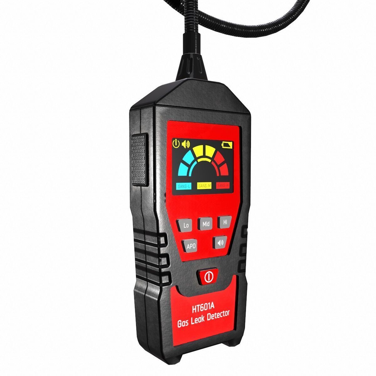Gas Detector  Low Poly Low-poly 3D model_2