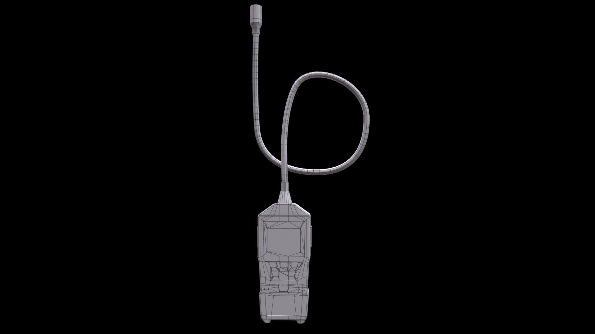 Gas Detector  Low Poly Low-poly 3D model_10