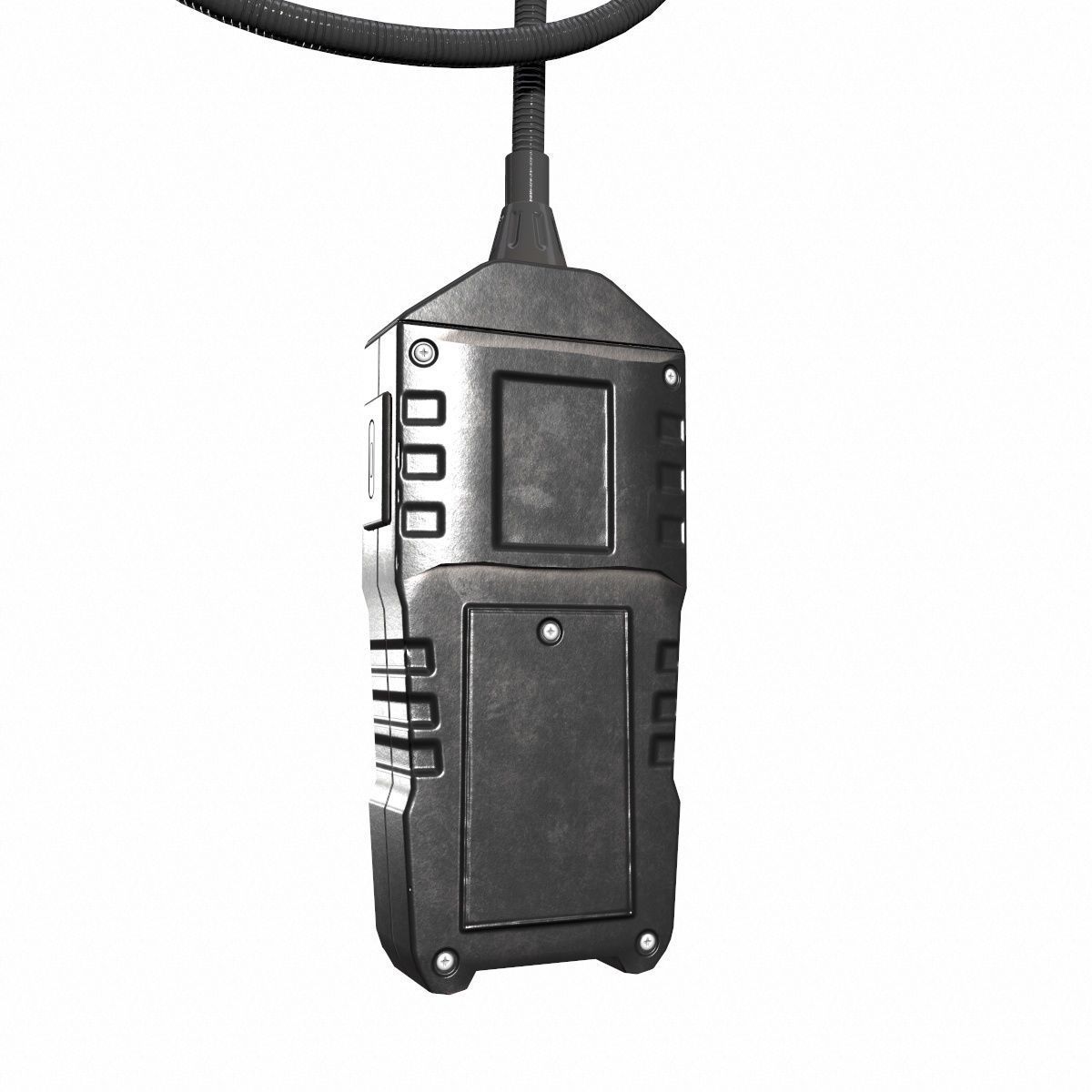 Gas Detector  Low Poly Low-poly 3D model_3