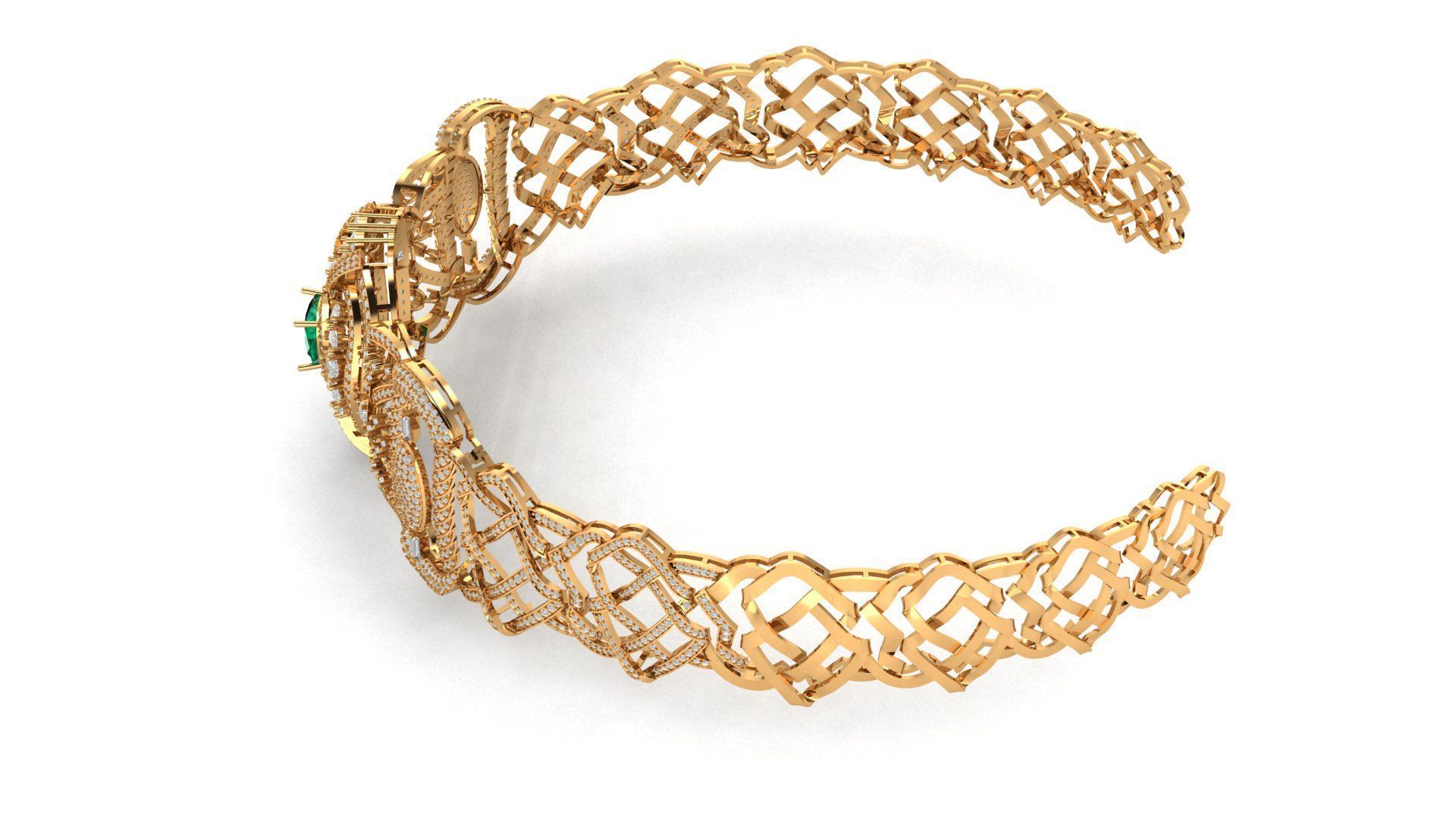 neclace chokar  3D print model_5