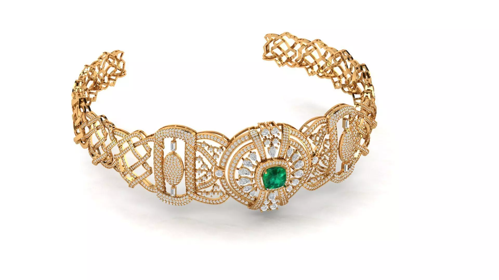 neclace chokar  3D print model_0