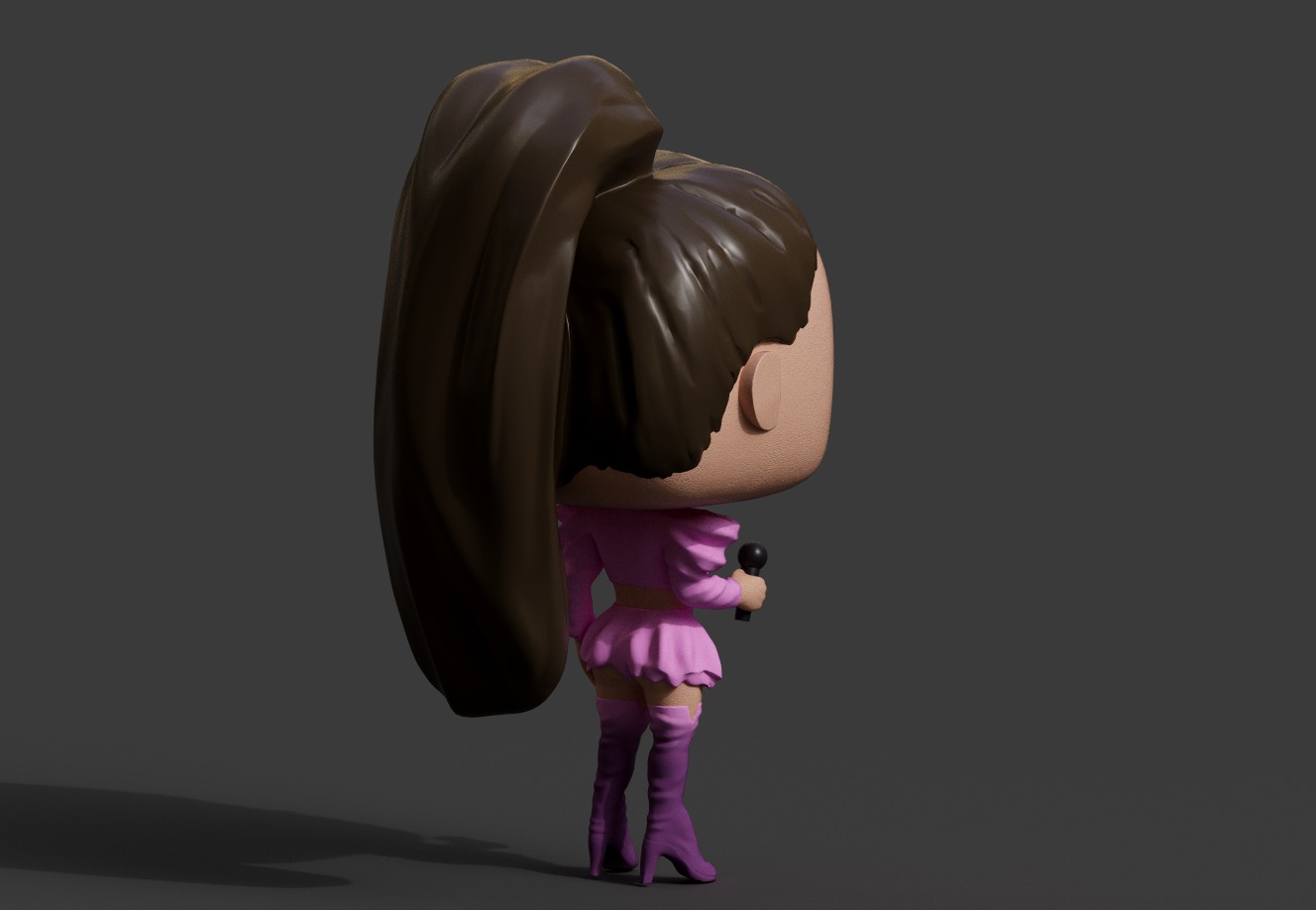 Ariana Grande - Custom Funko Pop 3D print model_2